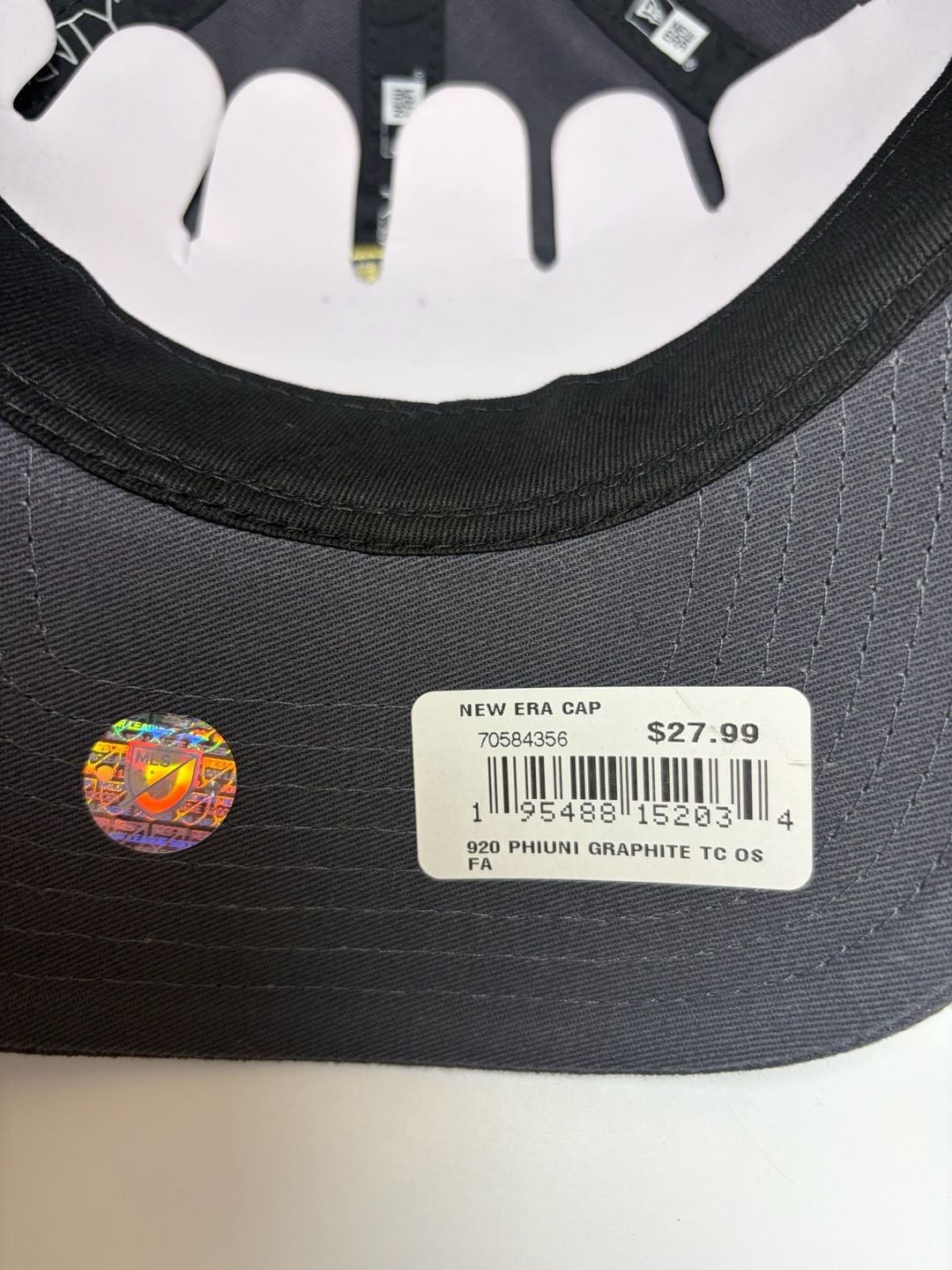 New Era Philadelphia Union 9TWENTY Adjustable Hat Dark Grey 10
