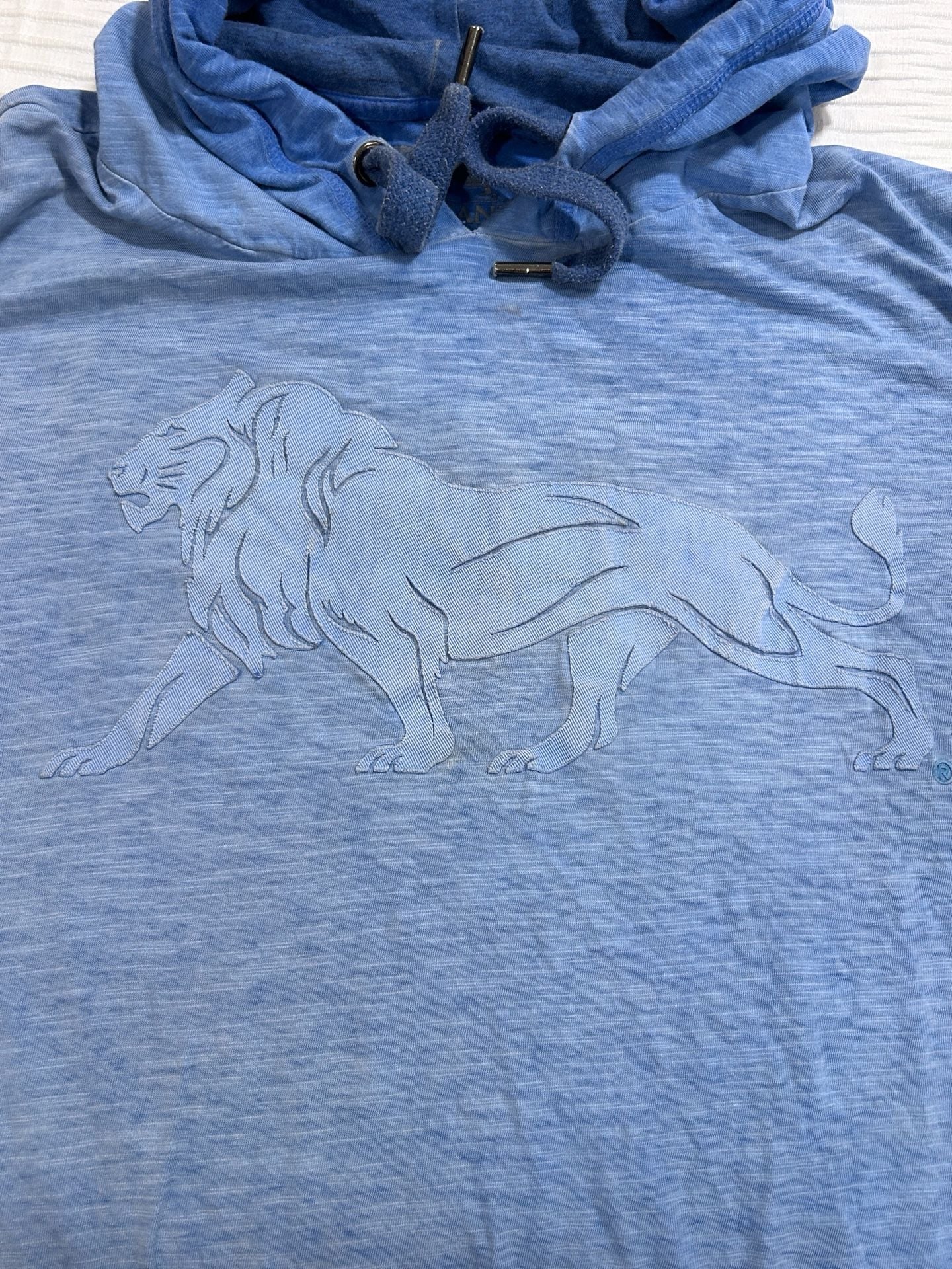 MGM Grand Hoodie Size XL Blue Lion Graphic Las Vegas 7
