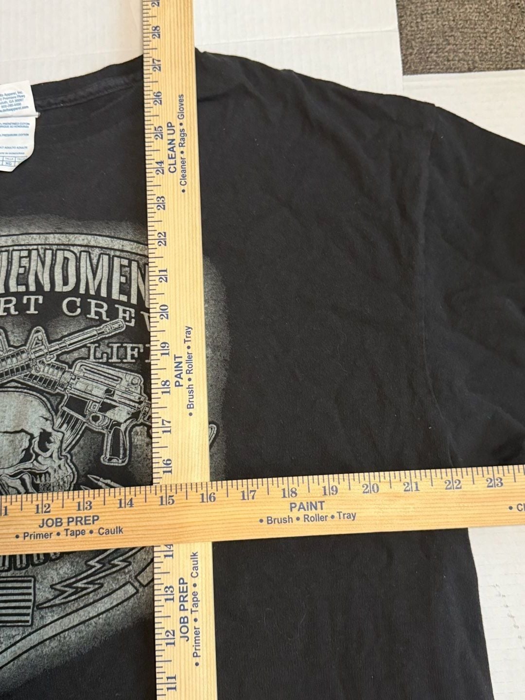 Hot Leathers 2nd Amendment Support Crew T-Shirt XL Black 5