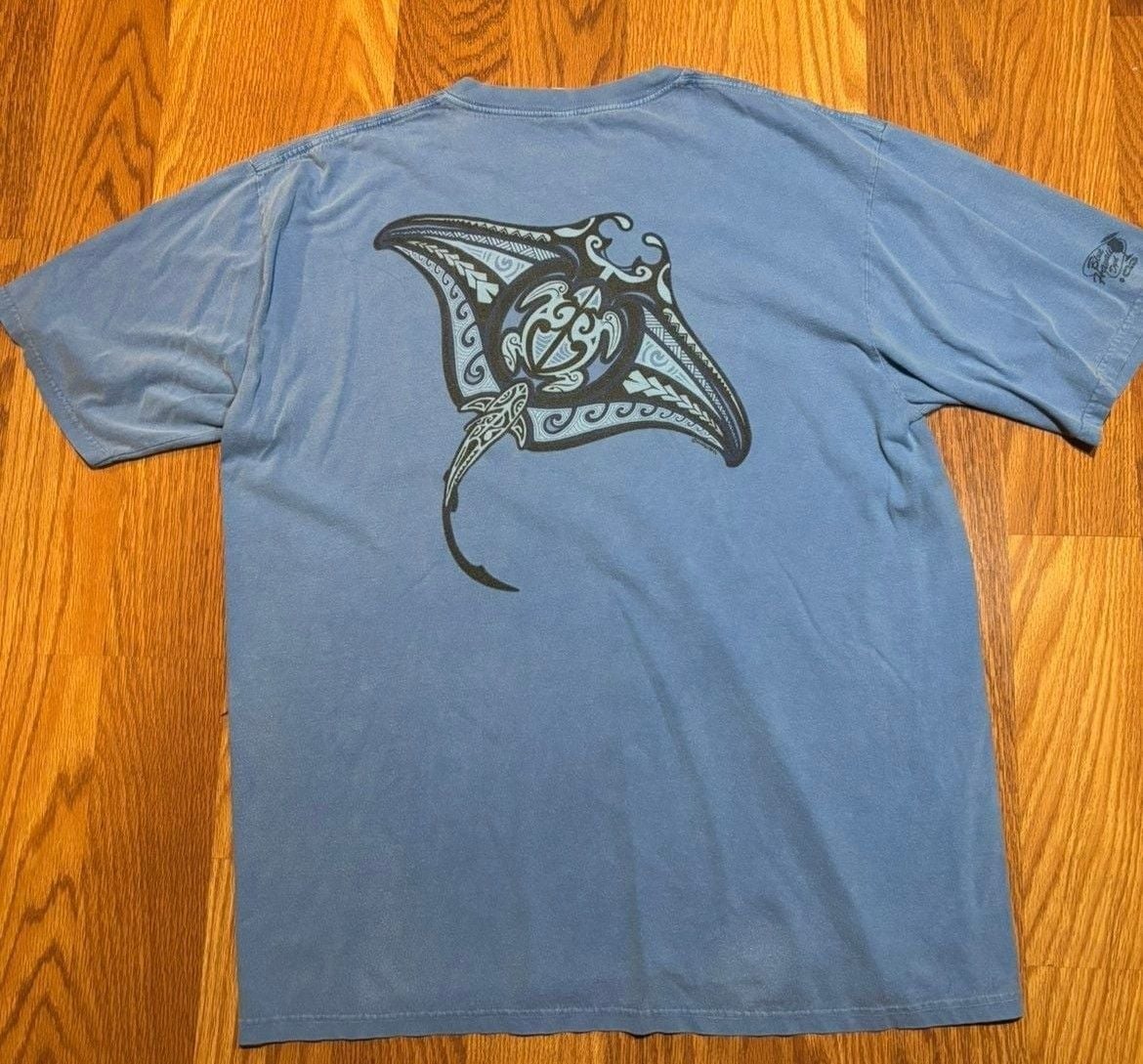 Authentic Cozumel Mexico T Shirt Colorful Dolphin Single Stitch Mens 2XL 4
