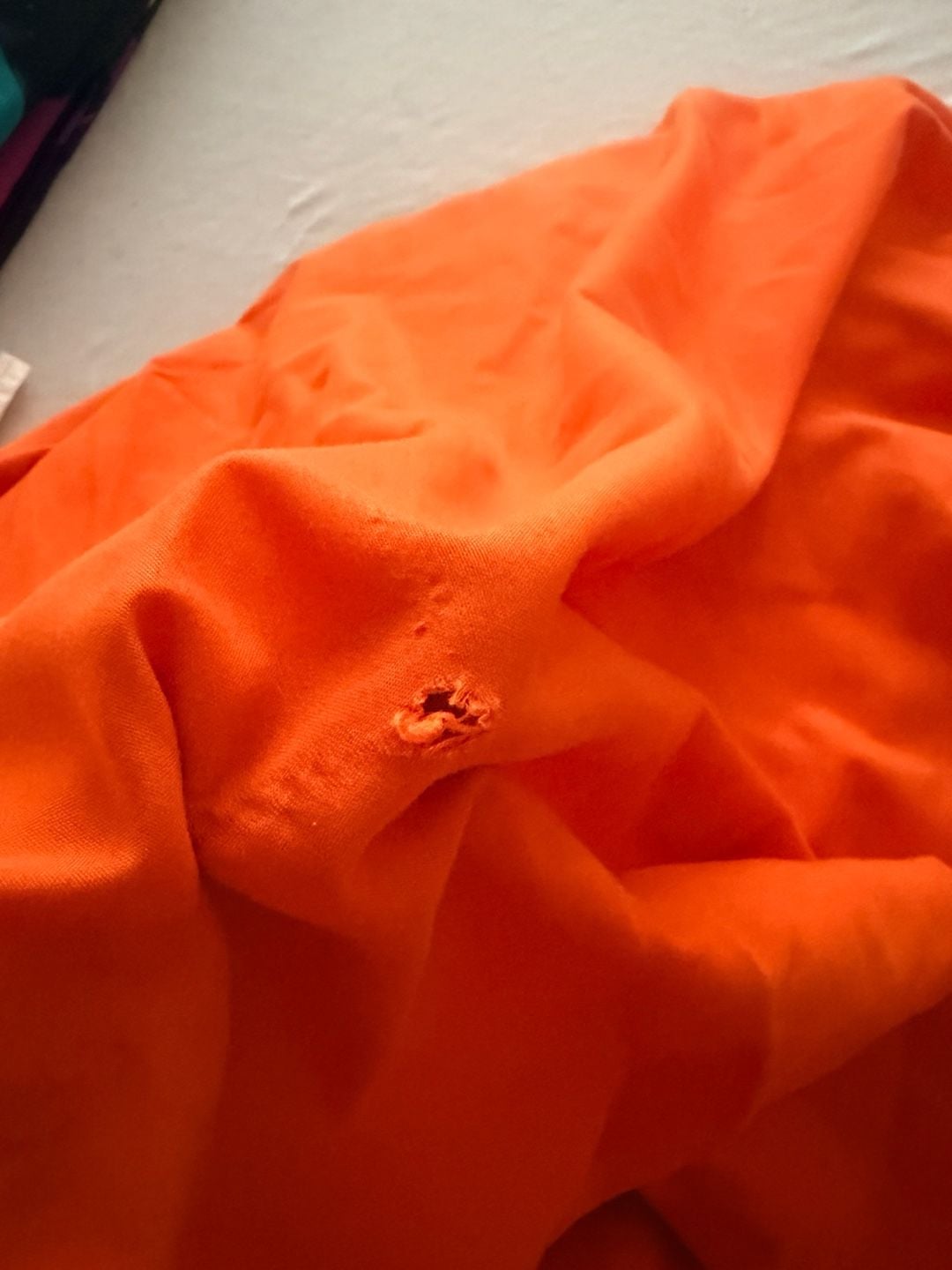 Bare Home twin Orange Fitted Sheet Pillowcases Set 5