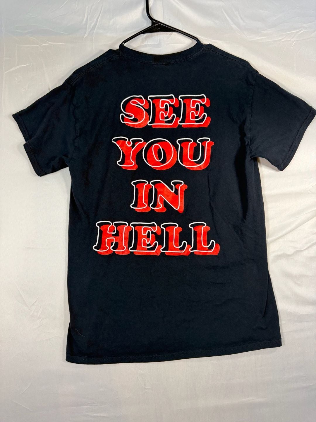 Linda Finegold See You In Hell T-Shirt Size M Black 3