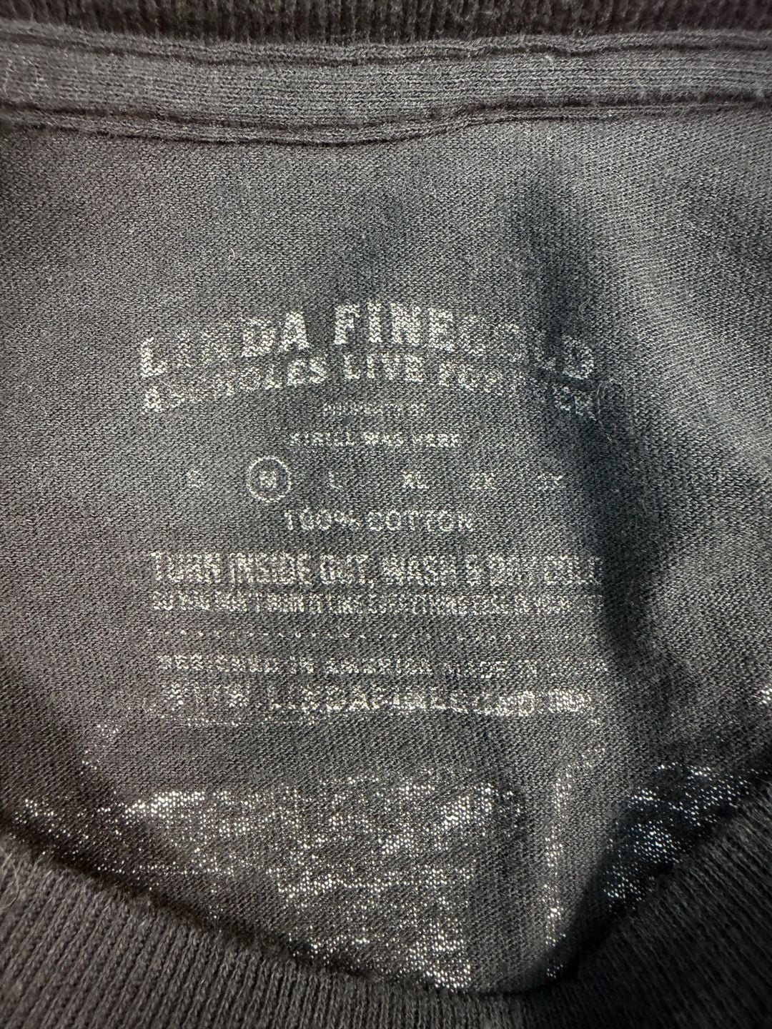 Linda Finegold See You In Hell T-Shirt Size M Black 4