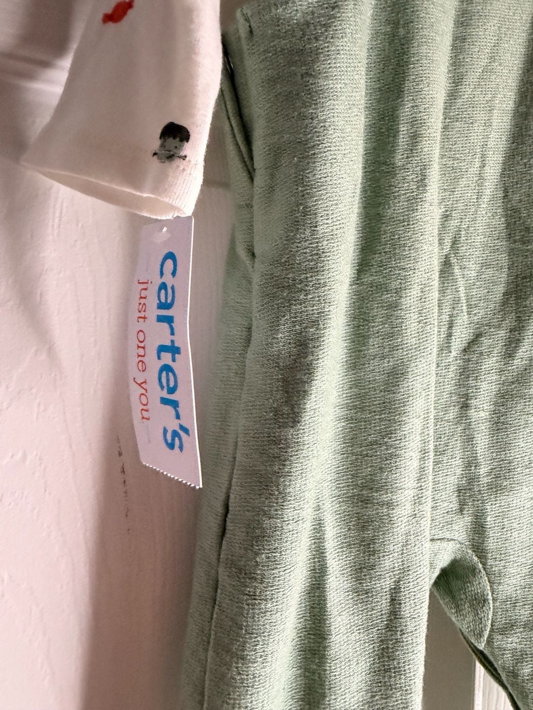 Carter's Just One You Frankenstein Overalls Bodysuit Set Size 6M Green 4
