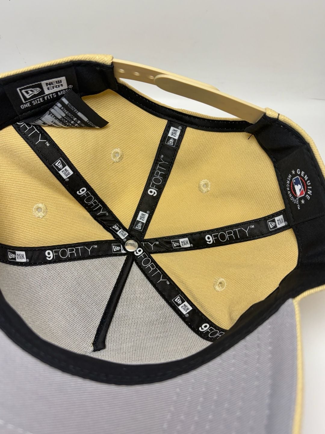 New Era Pittsburgh Pirates 9FORTY A-Frame Adjustable Hat Khaki 8