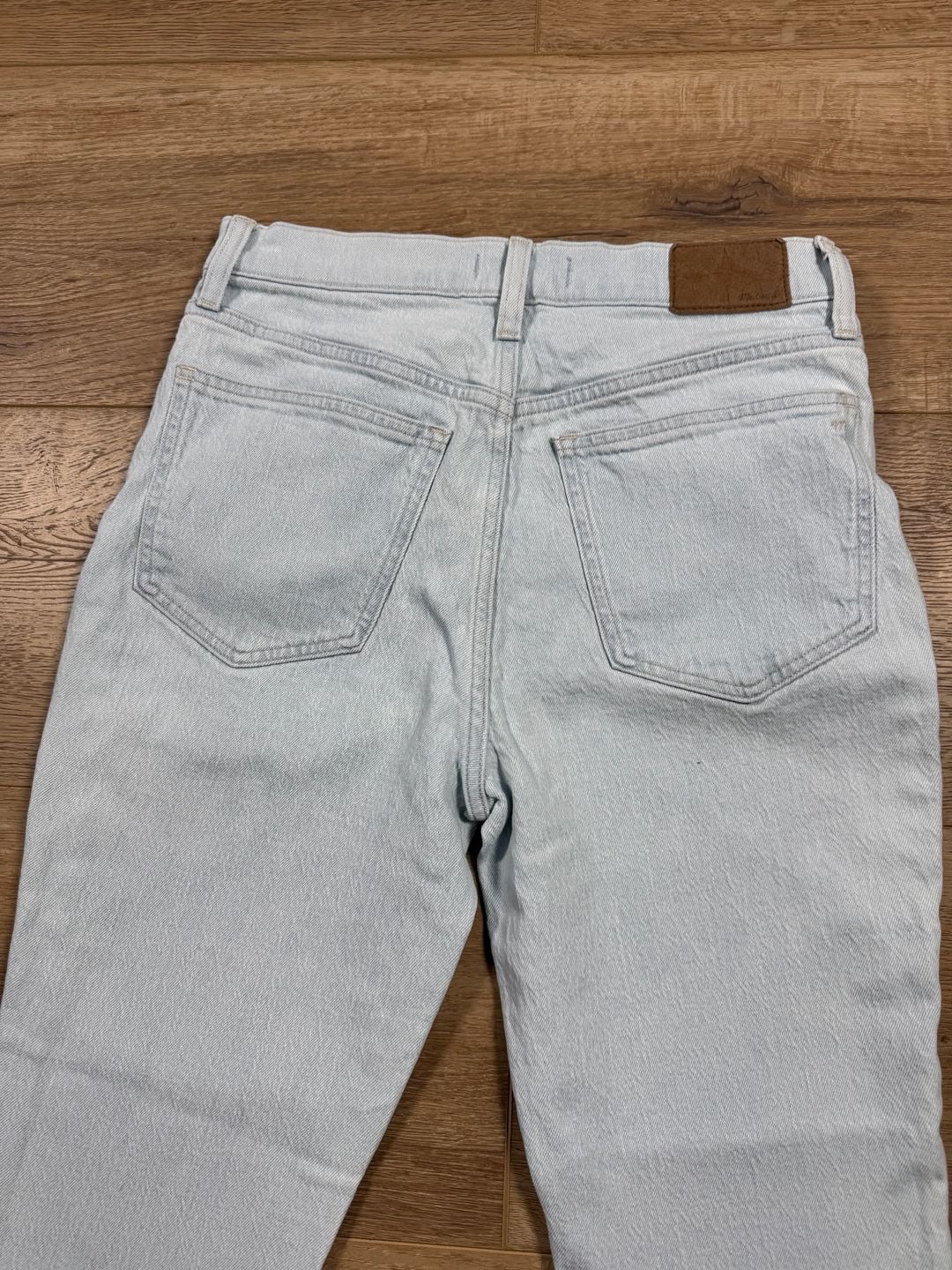 Madewell The Perfect Vintage Jeans Light Wash High Rise Tapered Size 28 11