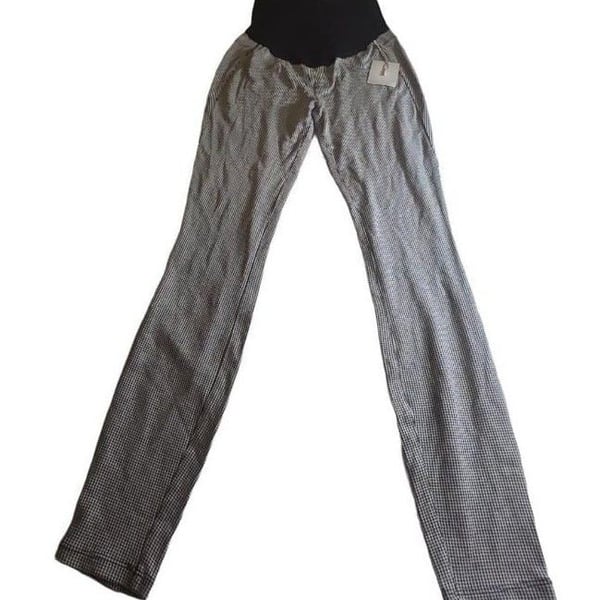 A Glow Maternity Pants Houndstooth