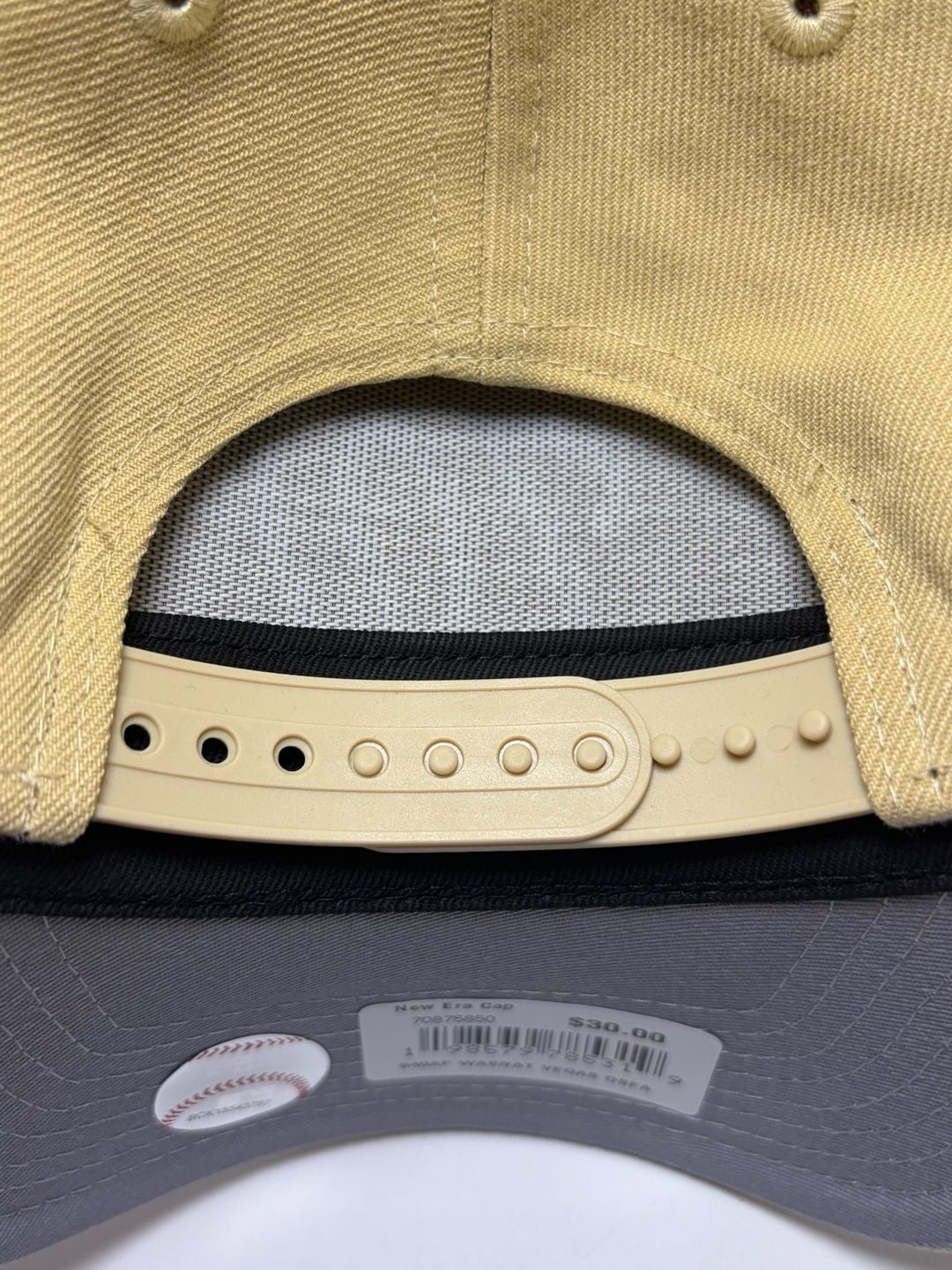New Era Washington Nationals 9FORTY A-Frame Adjustable Hat Khaki 7