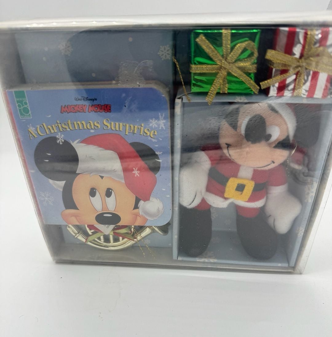 Vintage Y2K Mouse Works Mickey Mouse A Christmas Surprise Box Set 4