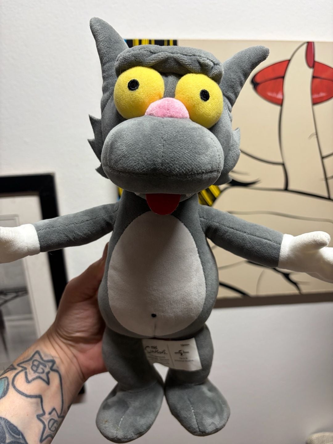 Universal Studios The Simpsons Scratchy Cat 12 Inch Plush 3