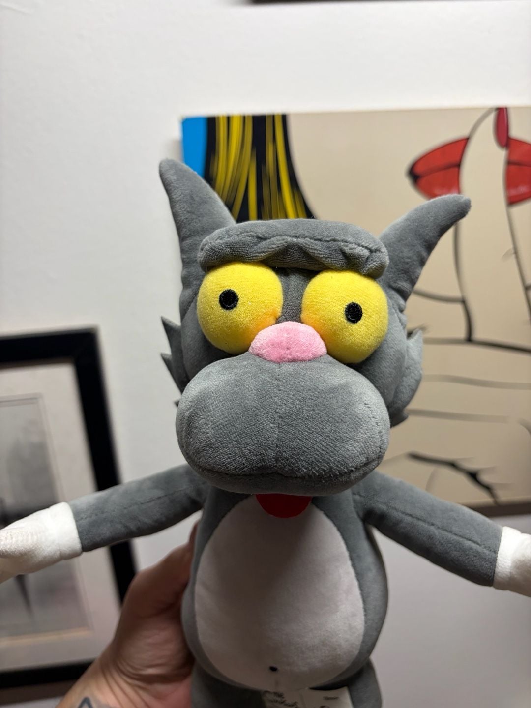 Universal Studios The Simpsons Scratchy Cat 12 Inch Plush 6