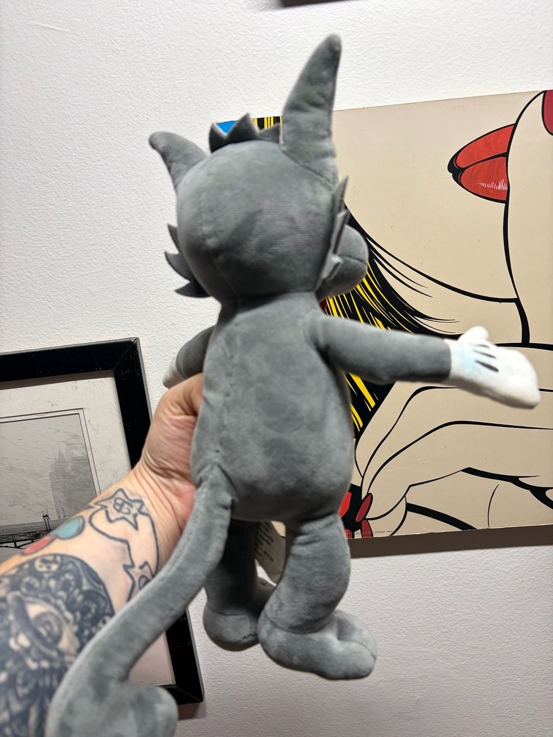 Universal Studios The Simpsons Scratchy Cat 12 Inch Plush 7