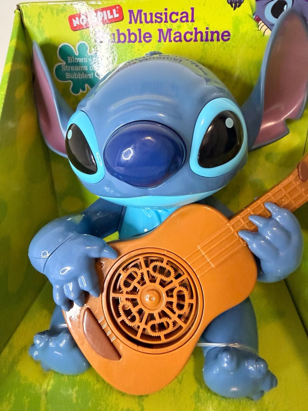 Disney Stitch No-Spill Musical Bubble Machine 2