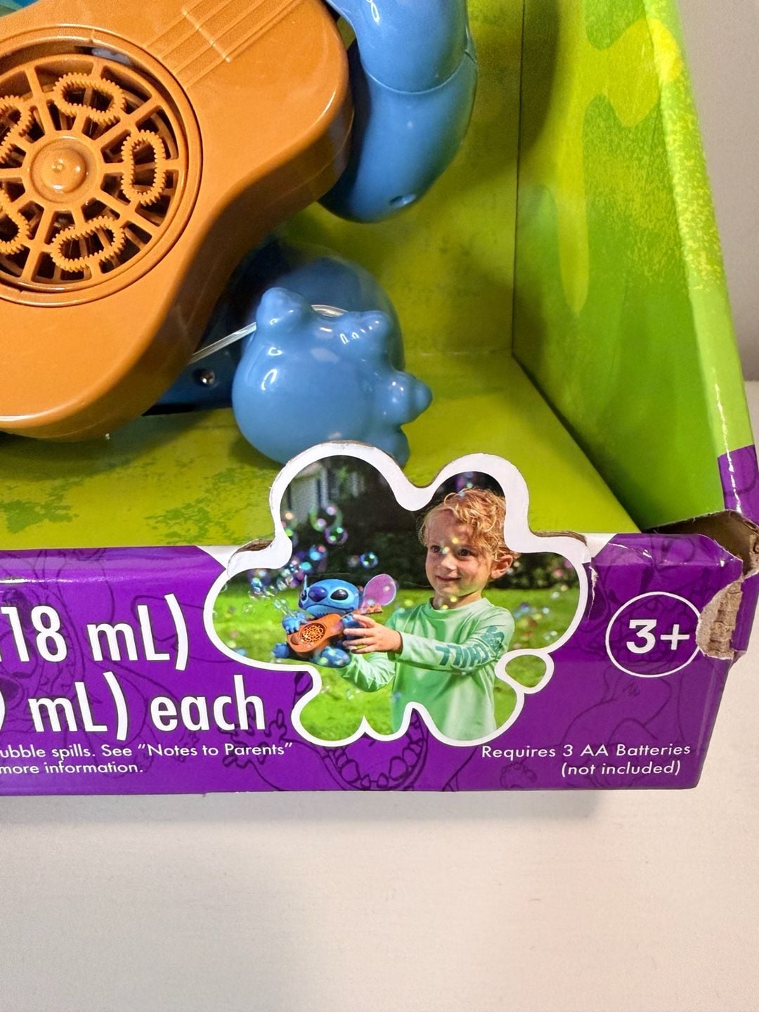 Disney Stitch No-Spill Musical Bubble Machine 3