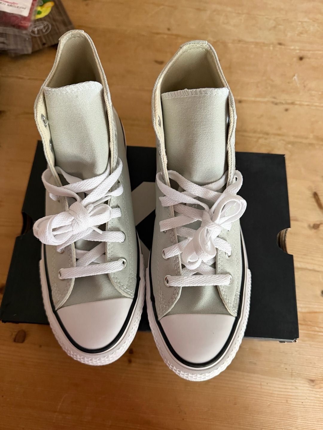 Converse CTAS EVA Lift Hi Size 5 Rainwashed Grey High Top Platform Sneakers 6