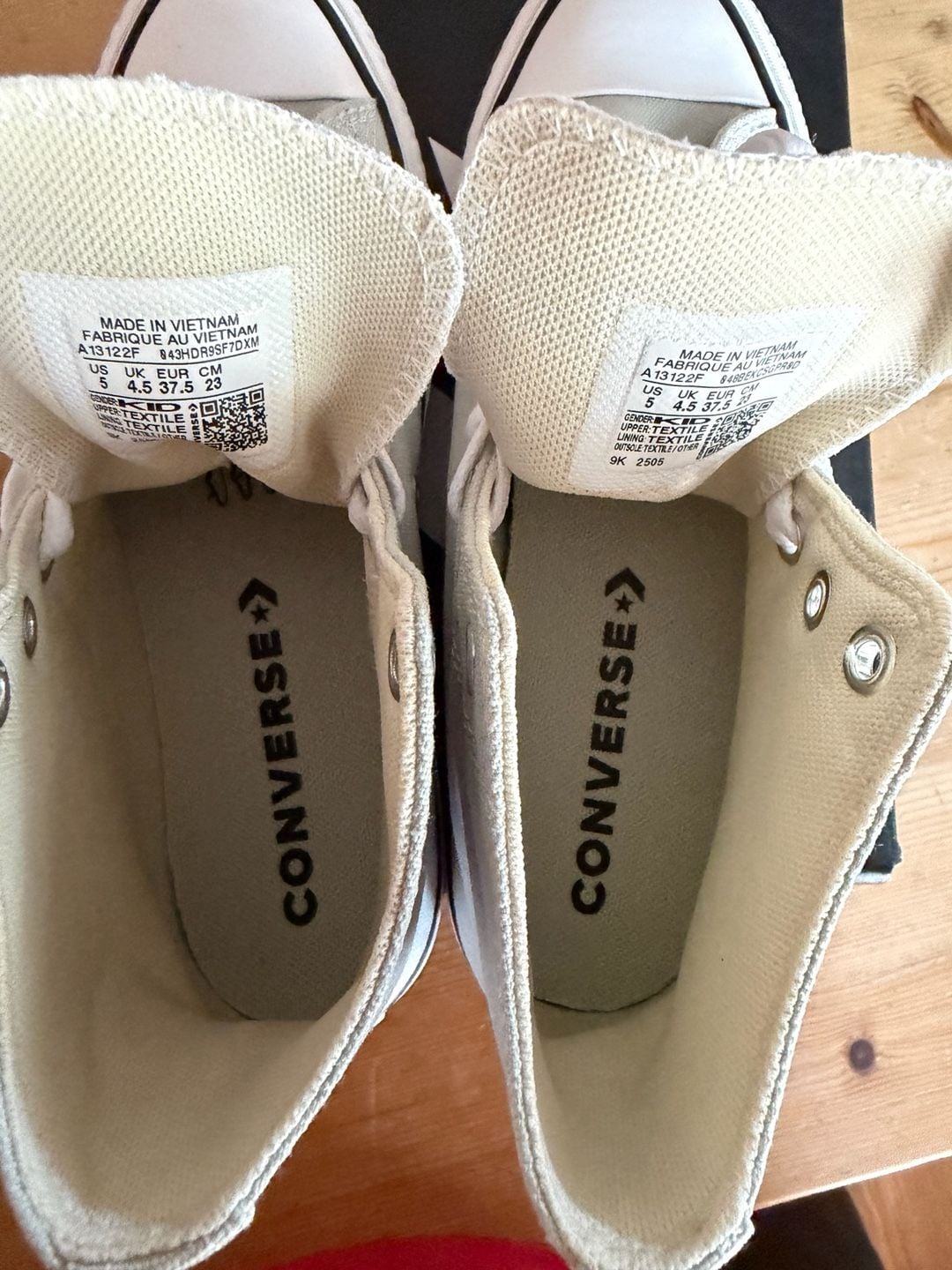 Converse CTAS EVA Lift Hi Size 5 Rainwashed Grey High Top Platform Sneakers 7