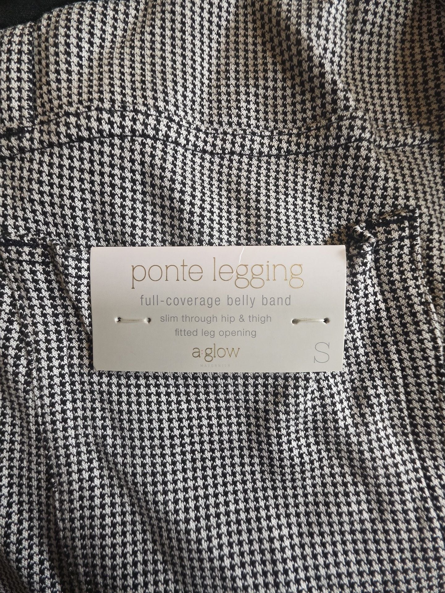 A Glow Maternity Pants Houndstooth 7