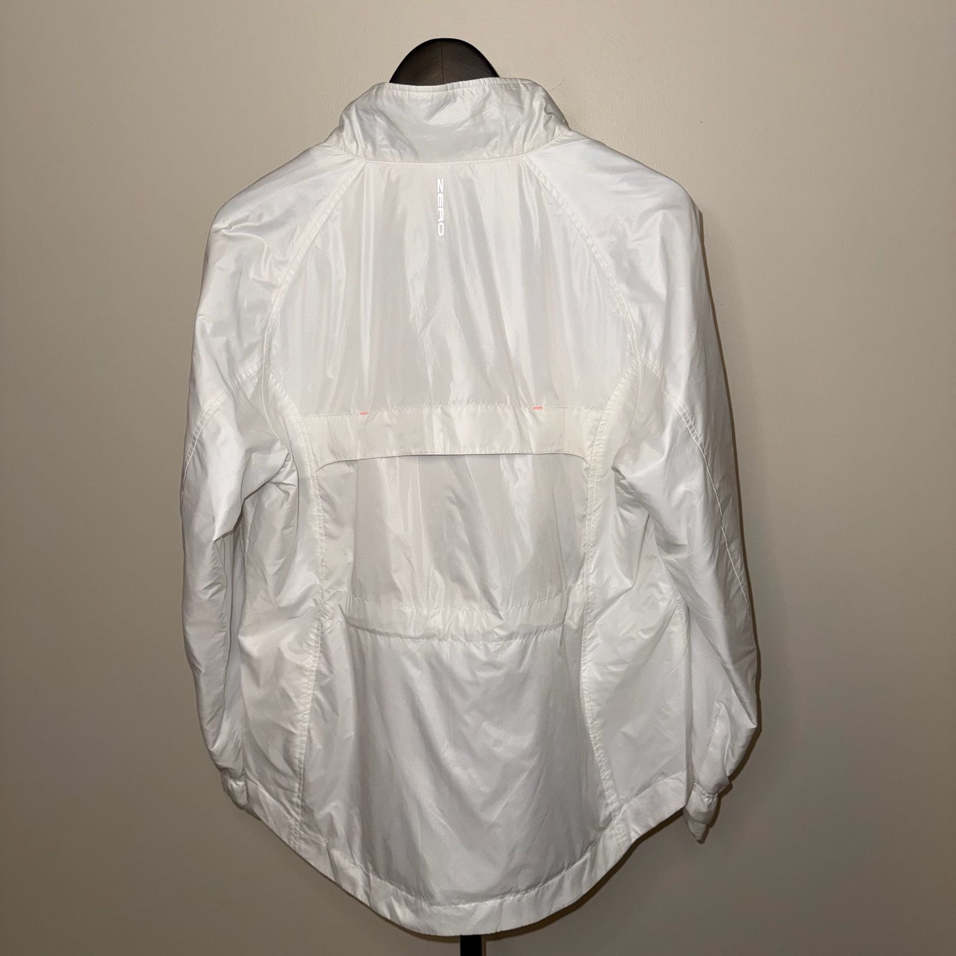 Zero Restriction Jacket Size XL White Orange Windbreaker 3