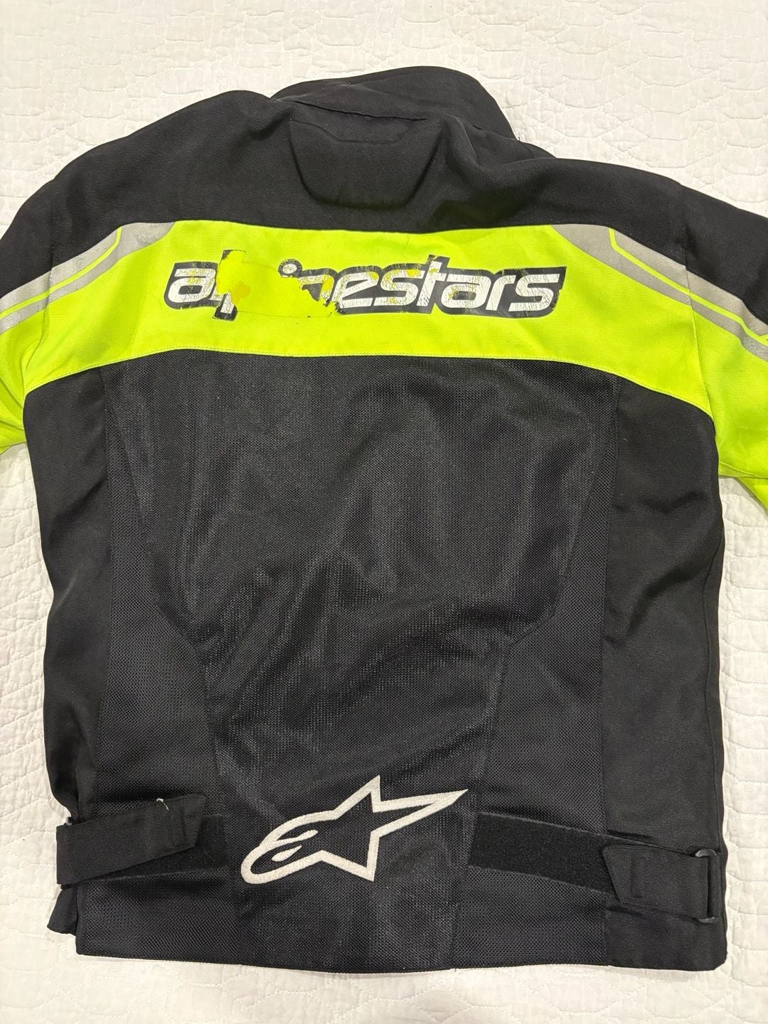 Alpinestars Viper Air Motorcycle Riding Jacket Black Hi-Vis Yellow Men’s M 12