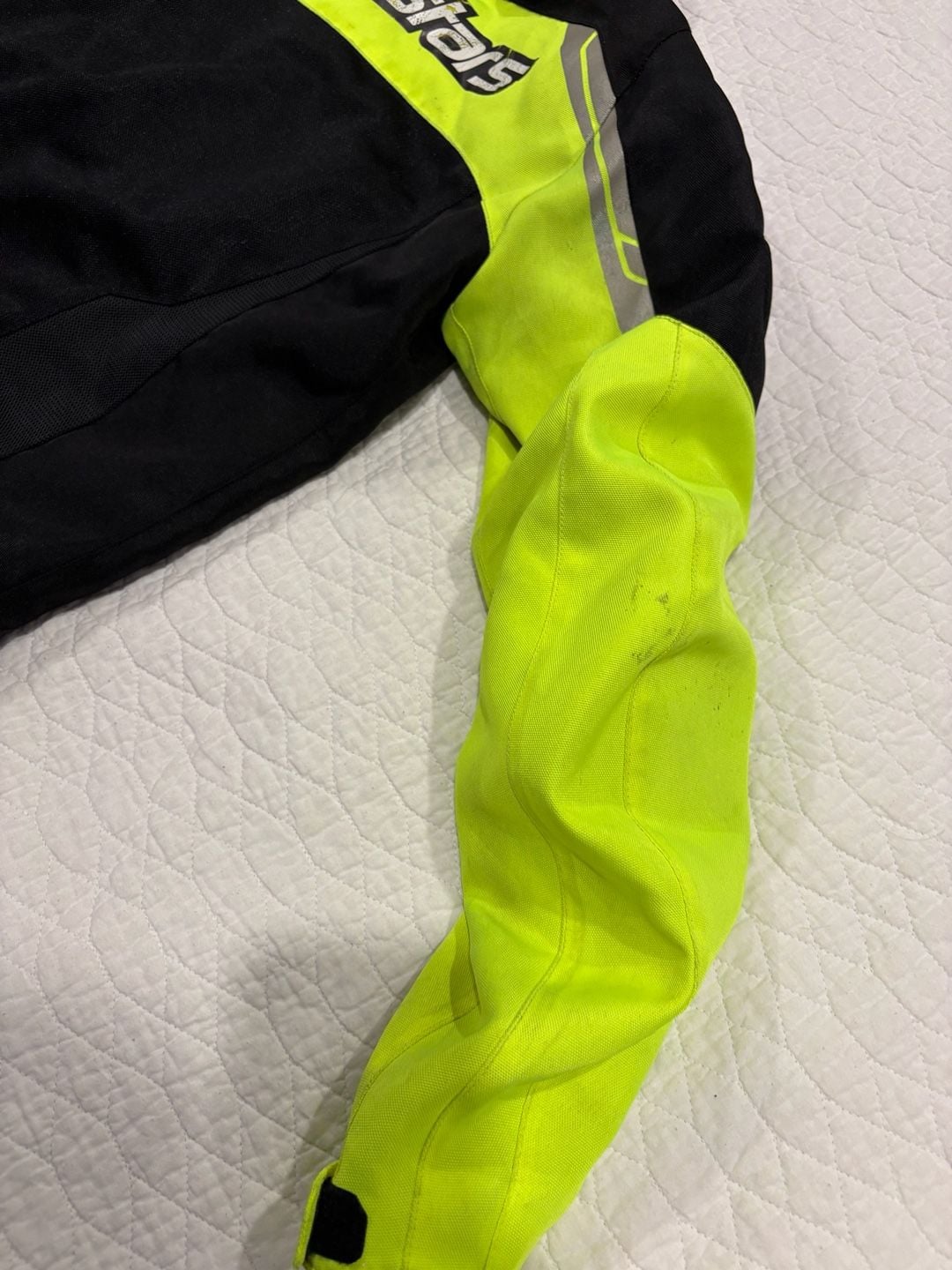 Alpinestars Viper Air Motorcycle Riding Jacket Black Hi-Vis Yellow Men’s M 15