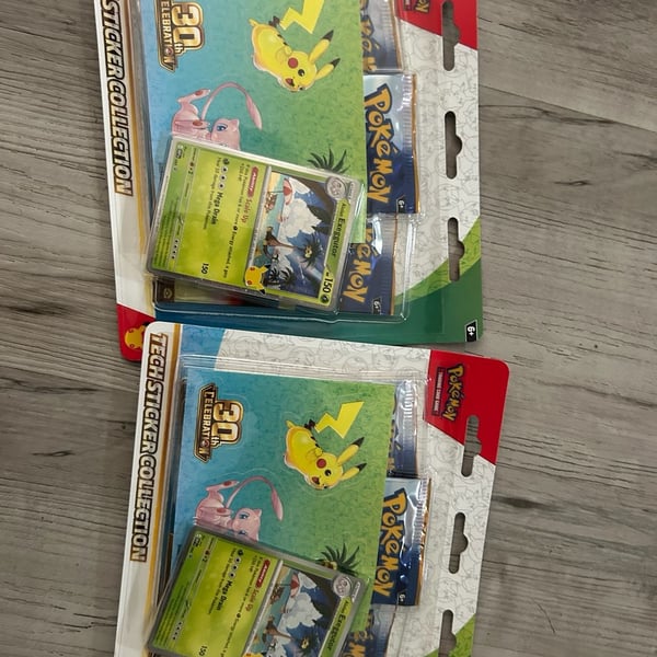 2 Pokemon TCG 30th Celebration Tech Sticker Collection Alolan Exeggutor