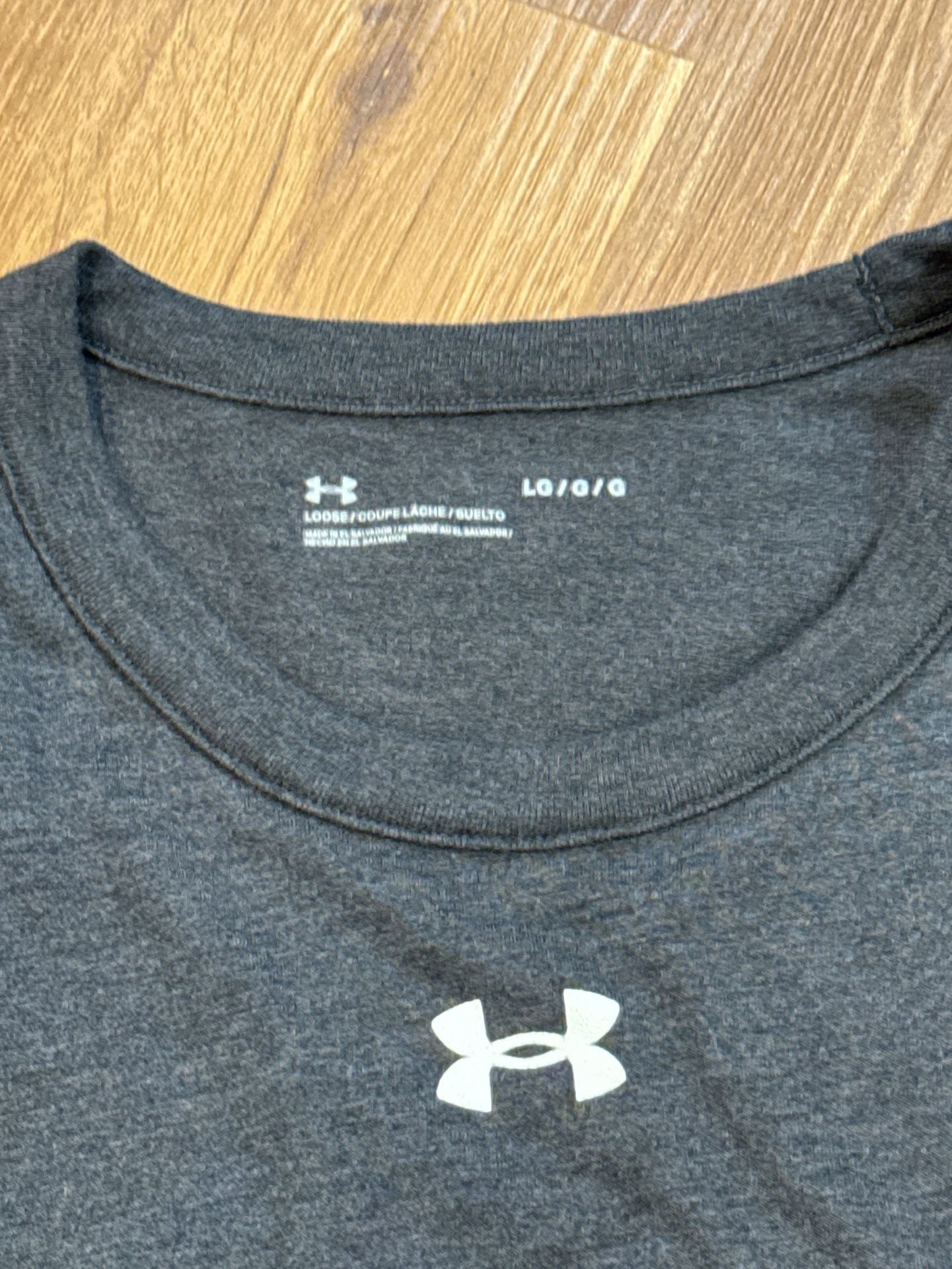Under Armour 4-Ball Long Sleeve T-Shirt Size L Heather Gray 3