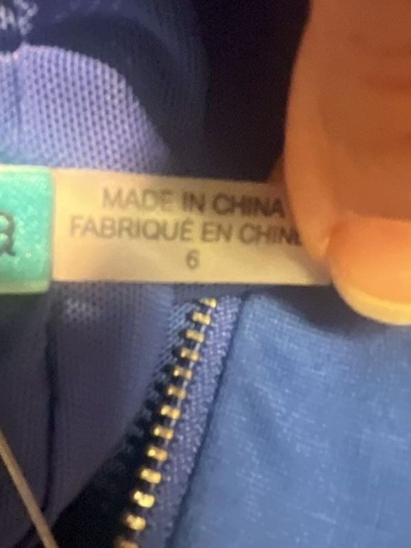Alice + Olivia Drop Waist Dress Size 6 Blue Sleeveless 8