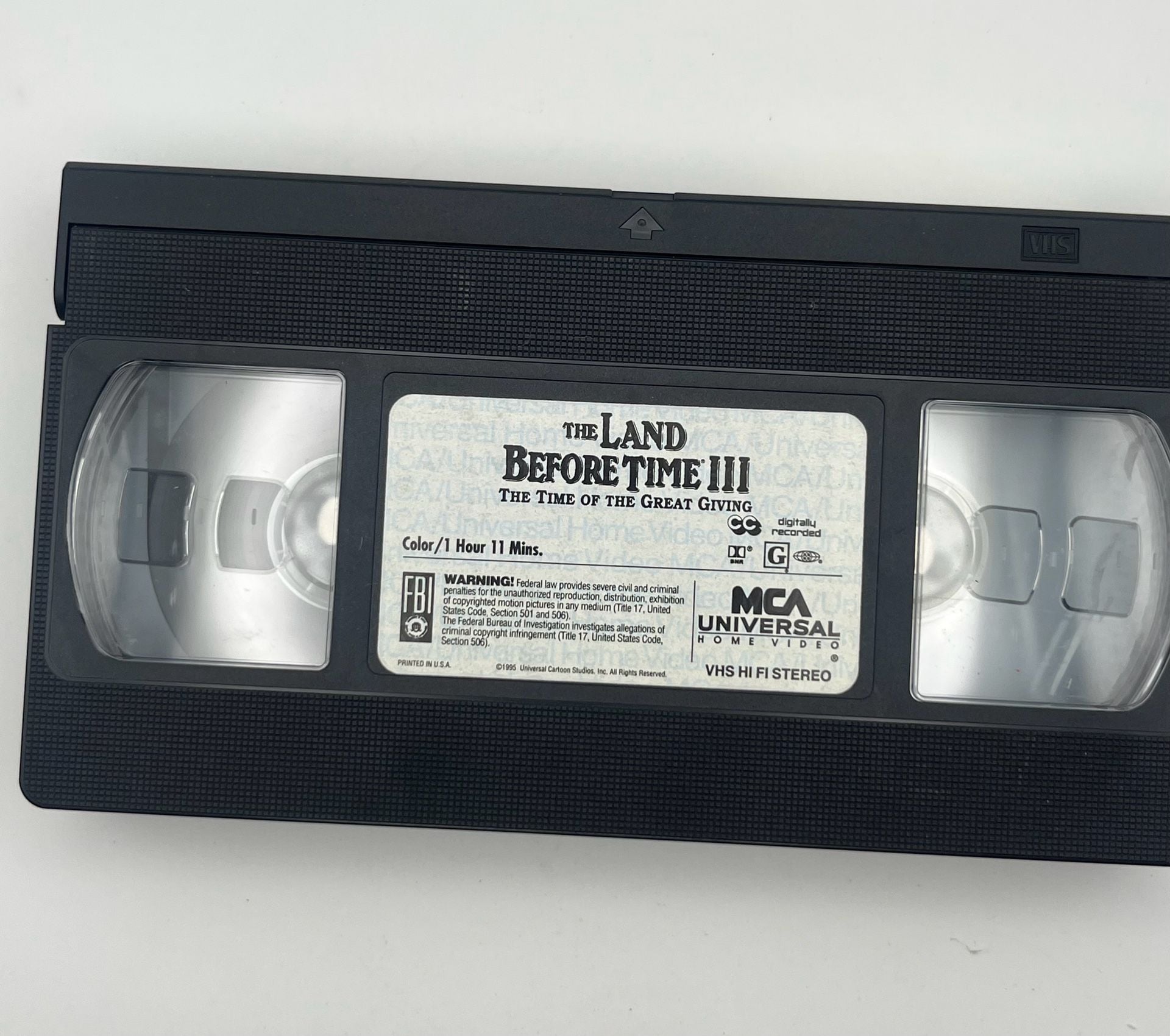 The Land Before Time # 3,4,5  VHS Tapes Lot Of 3 7