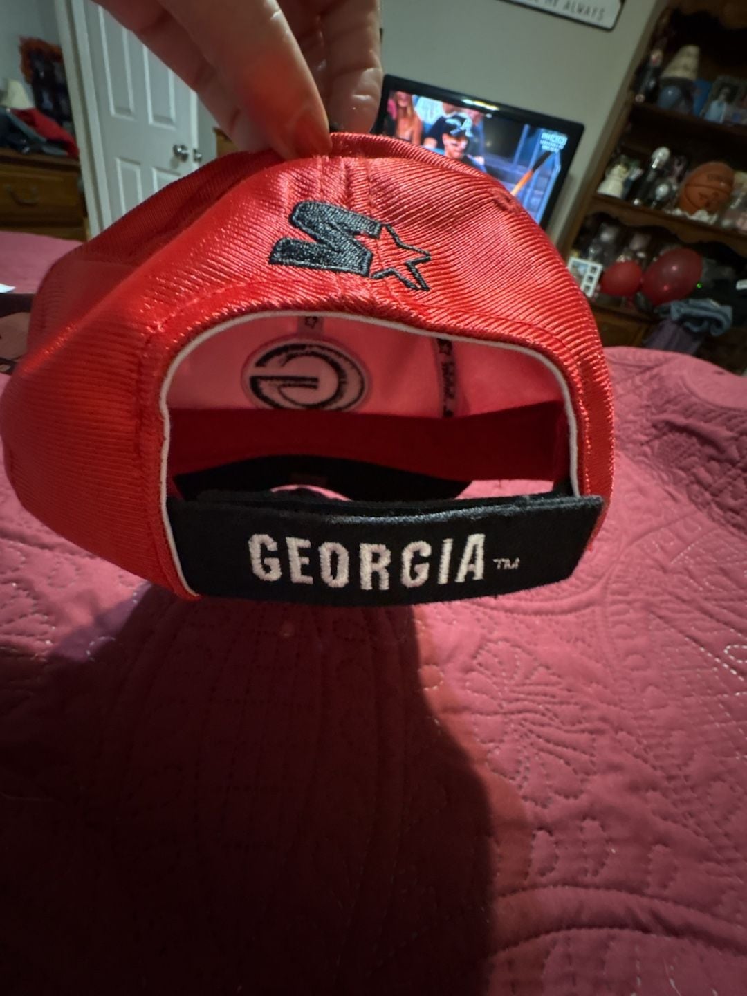Starter Georgia Bulldogs WS414 Hat Red Adjustable 6