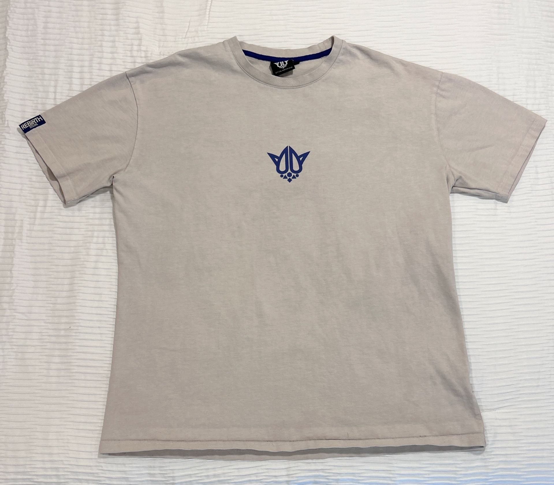 Official REBiRTH Festival "Kick Off" Tan Graphic T-Shirt - Size XL 3