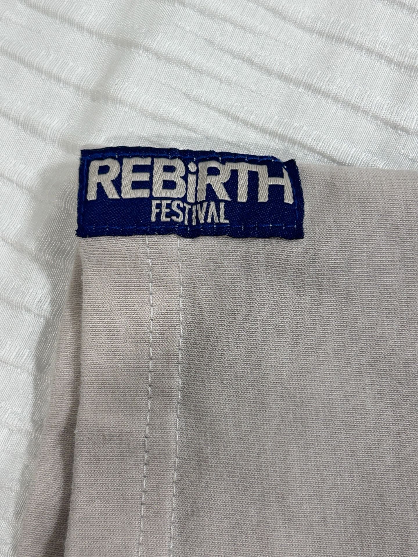 Official REBiRTH Festival "Kick Off" Tan Graphic T-Shirt - Size XL 6