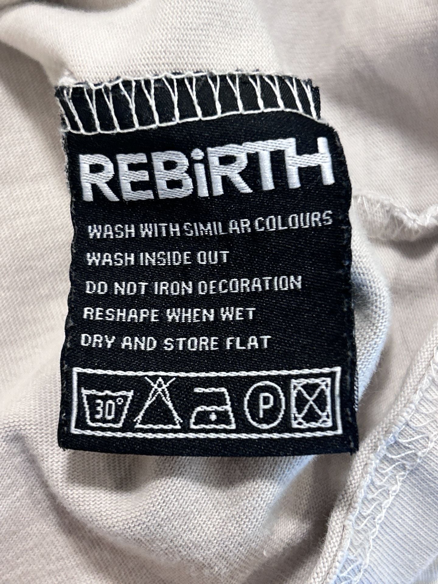 Official REBiRTH Festival "Kick Off" Tan Graphic T-Shirt - Size XL 8