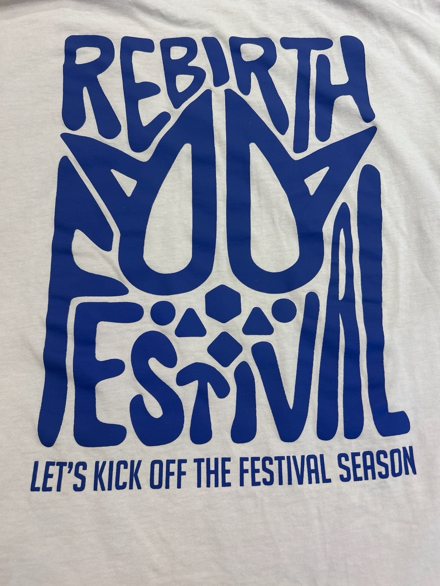 Official REBiRTH Festival "Kick Off" Tan Graphic T-Shirt - Size XL 9