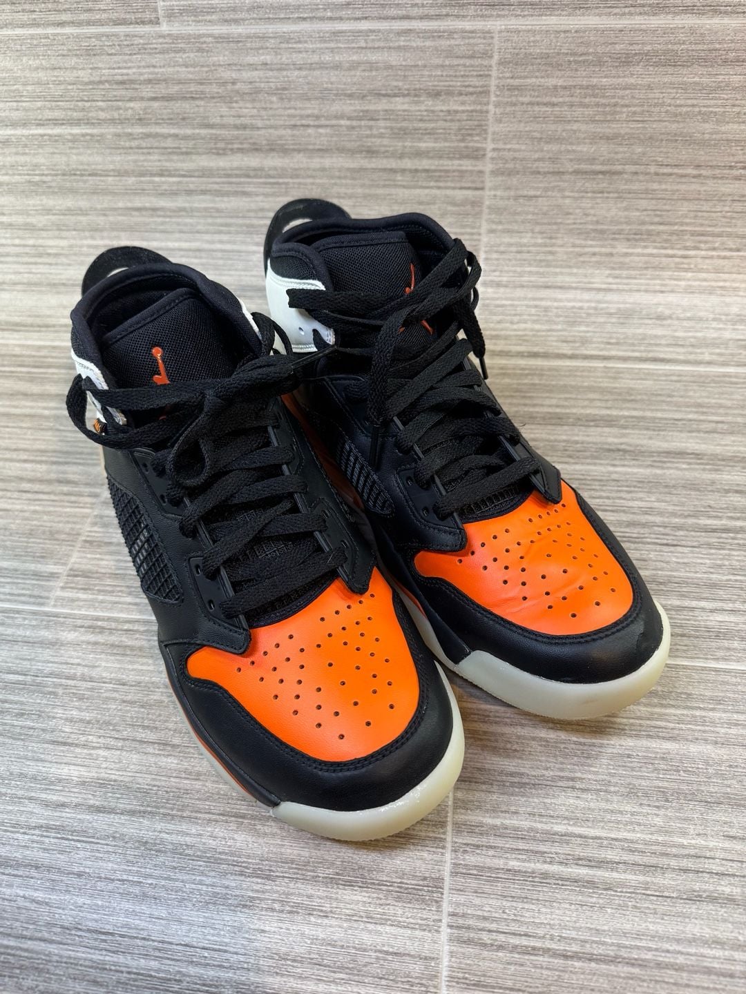 Jordan Mars 270 Shattered Backboard Black Orange Sneakers 2
