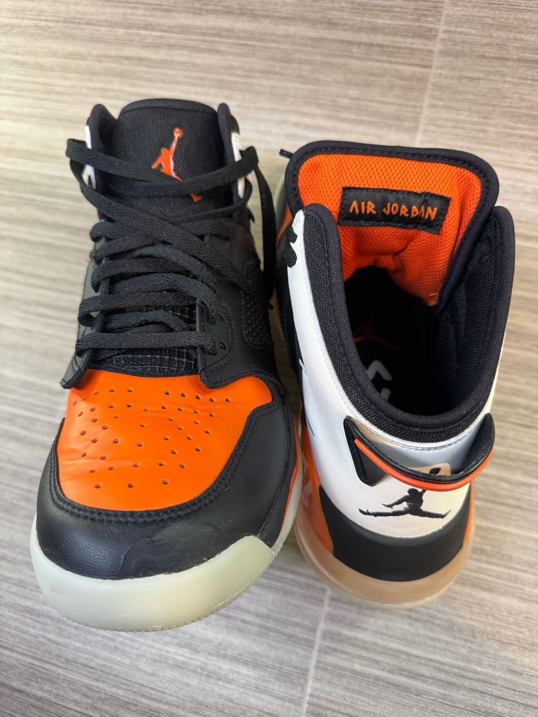Jordan Mars 270 Shattered Backboard Black Orange Sneakers 6
