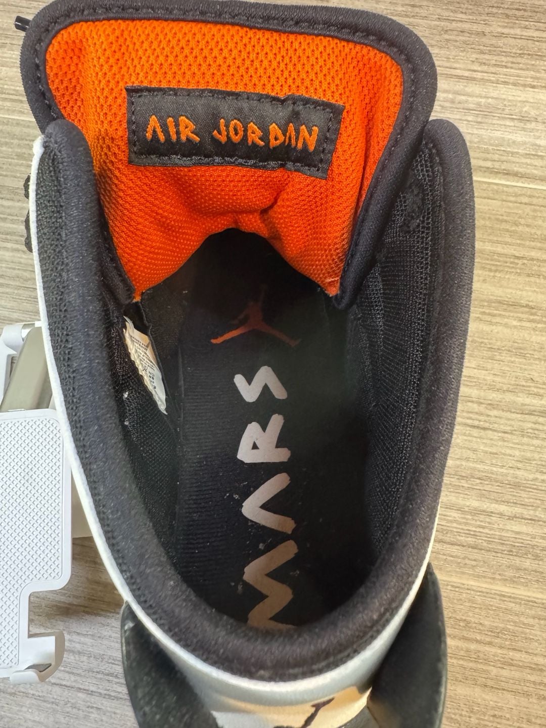 Jordan Mars 270 Shattered Backboard Black Orange Sneakers 7