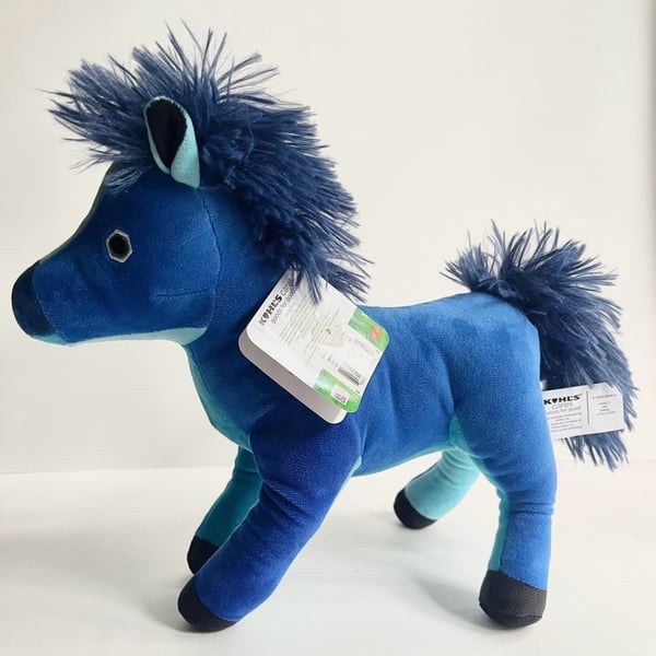 Kohl's Cares Eric Carle Blue Horse Plush Stuffed Animal Toy New