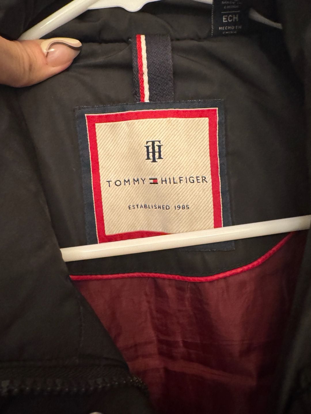 Tommy Hilfiger Puffer Jacket Size XS Black 4