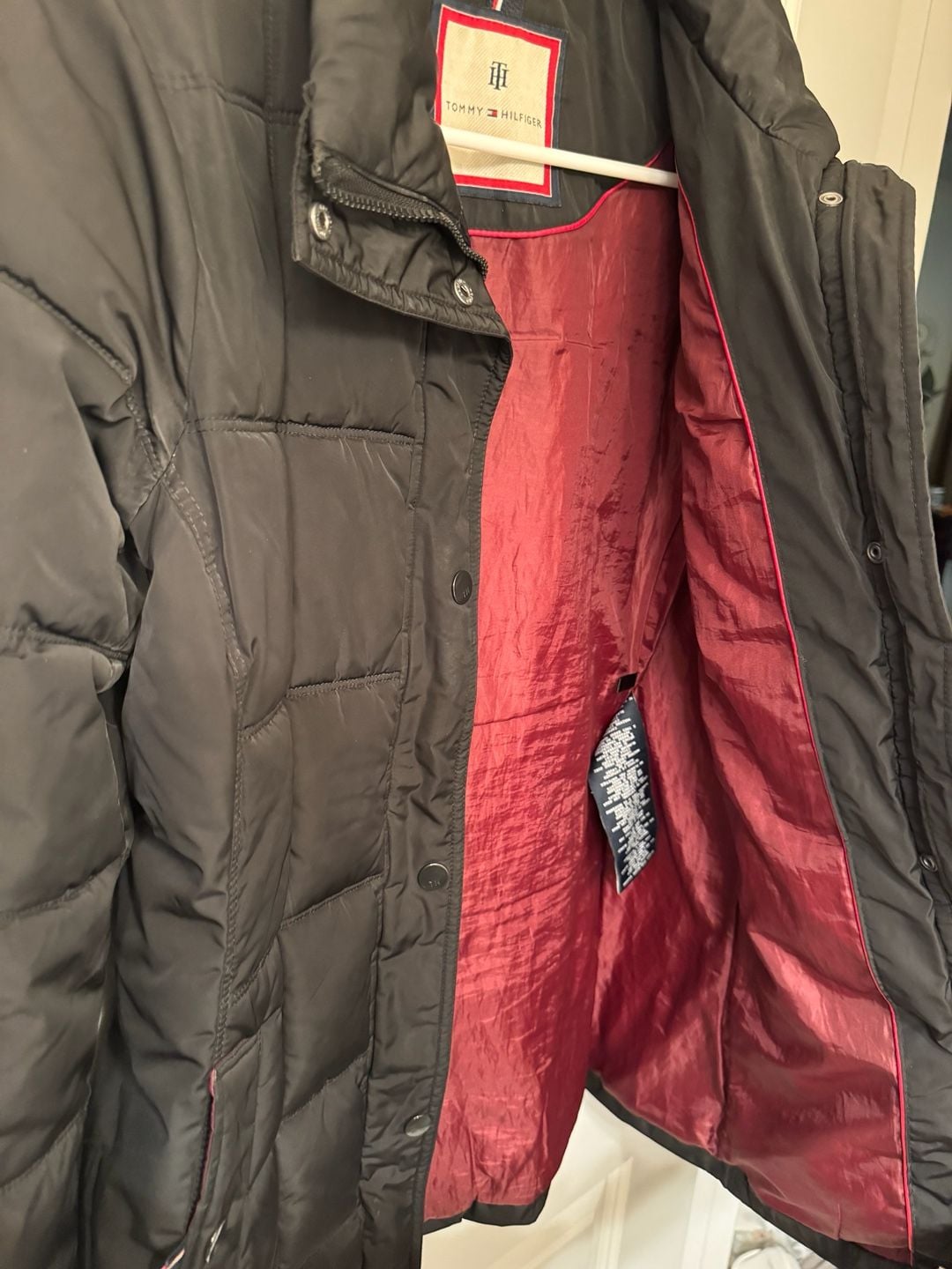 Tommy Hilfiger Puffer Jacket Size XS Black 5
