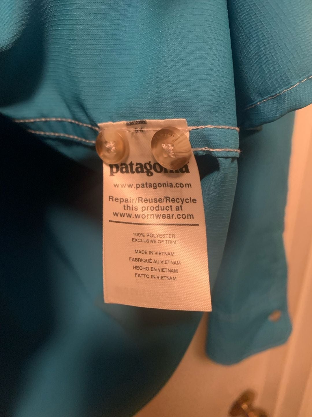Patagonia Sol Patrol II Shirt Size L Blue Long Sleeve 8