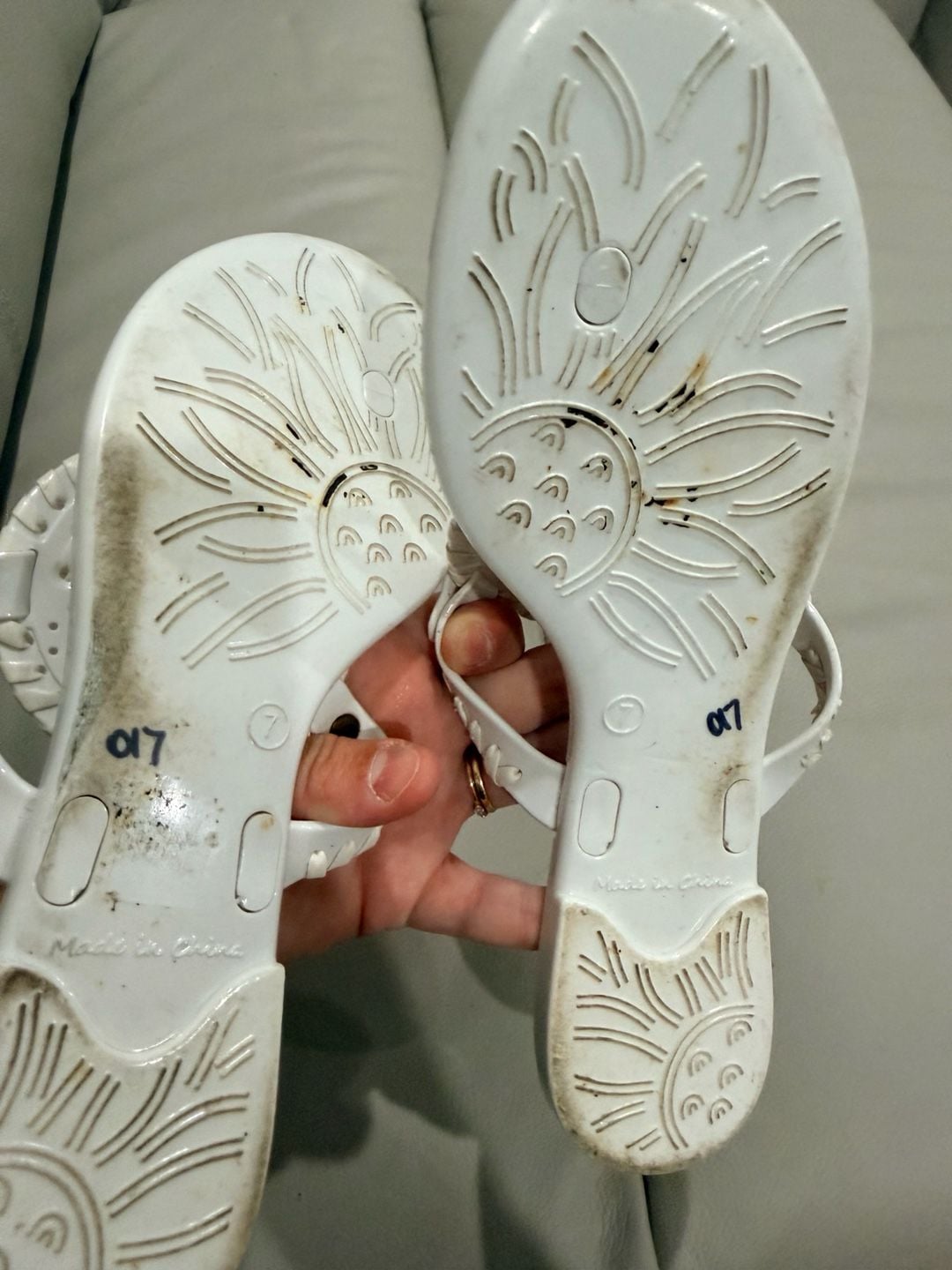 Jack Rogers Georgica Jelly sandals size 4