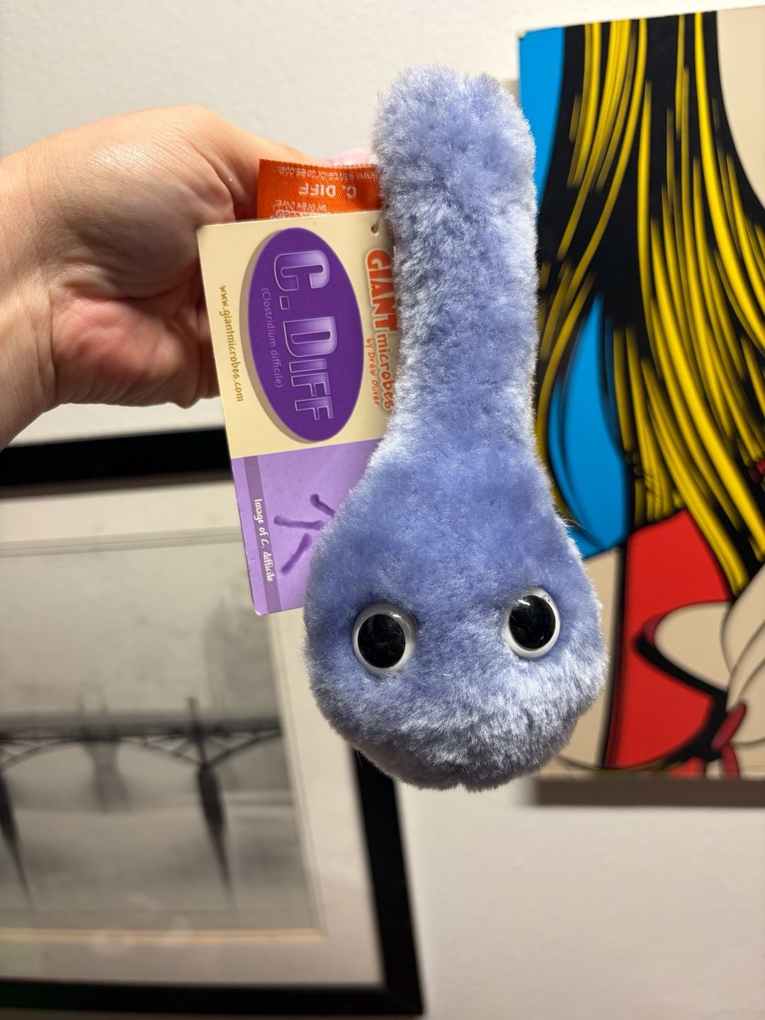 Giant Microbes C. Diff Plush Toy New 1