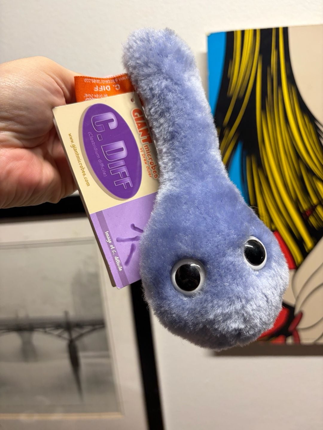 Giant Microbes C. Diff Plush Toy New 2