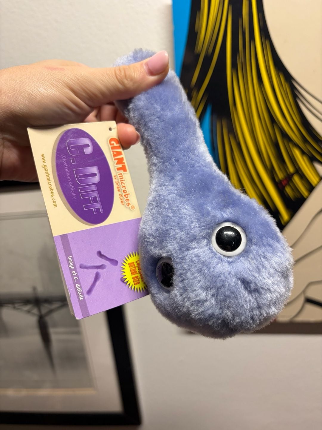Giant Microbes C. Diff Plush Toy New 7