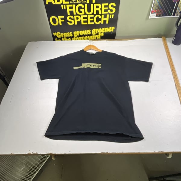 Nike JDI T-Shirt Size Large Black Graphic Short Sleeve