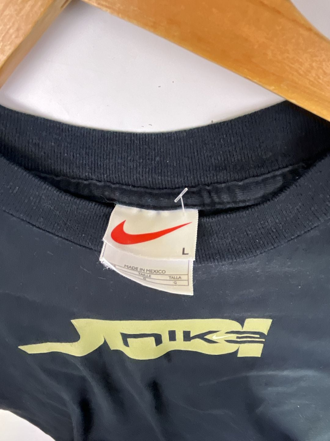 Nike JDI T-Shirt Size Large Black Graphic Short Sleeve 4