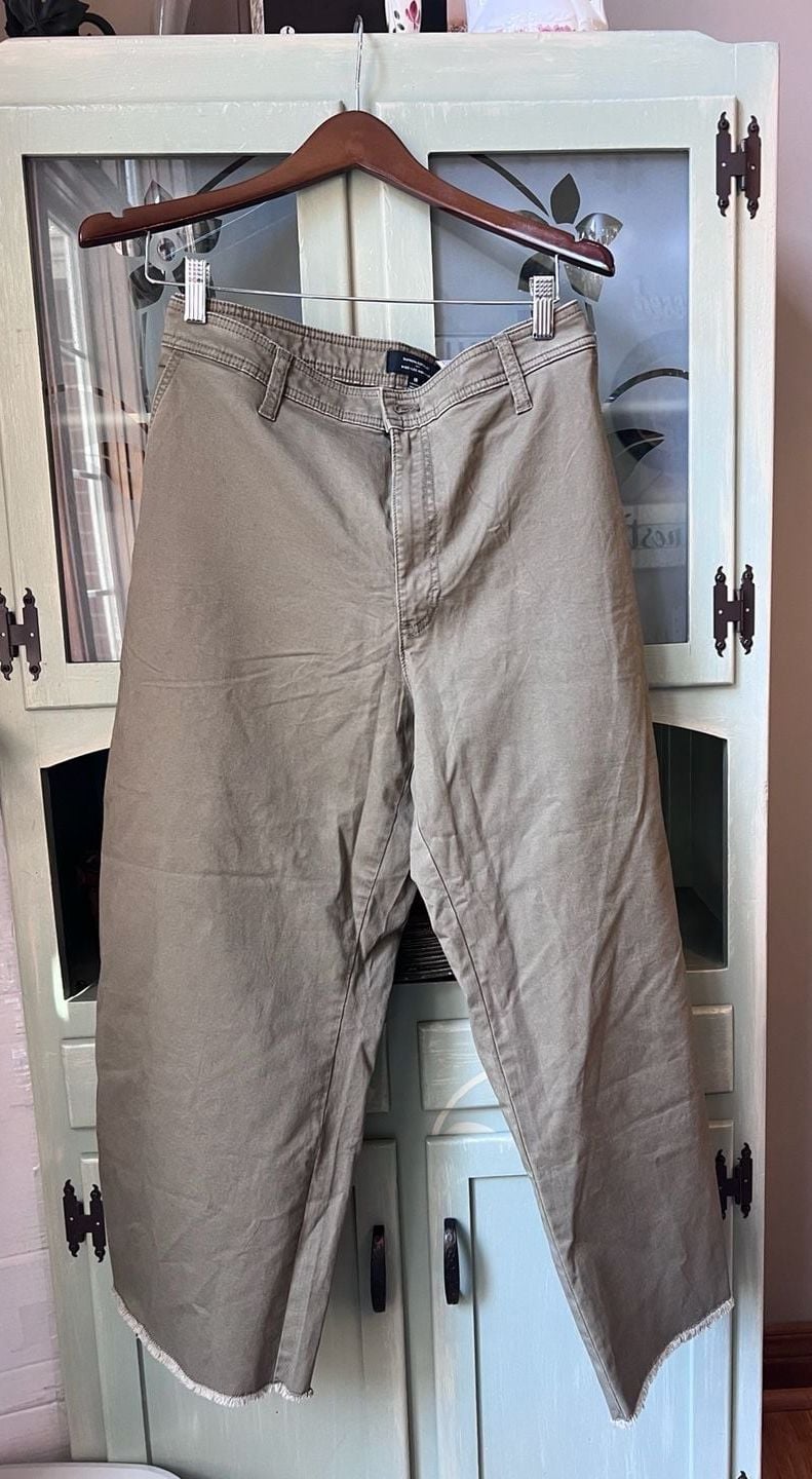 Banana Republic Wide-Leg High-Rise Size 18 Pants 3