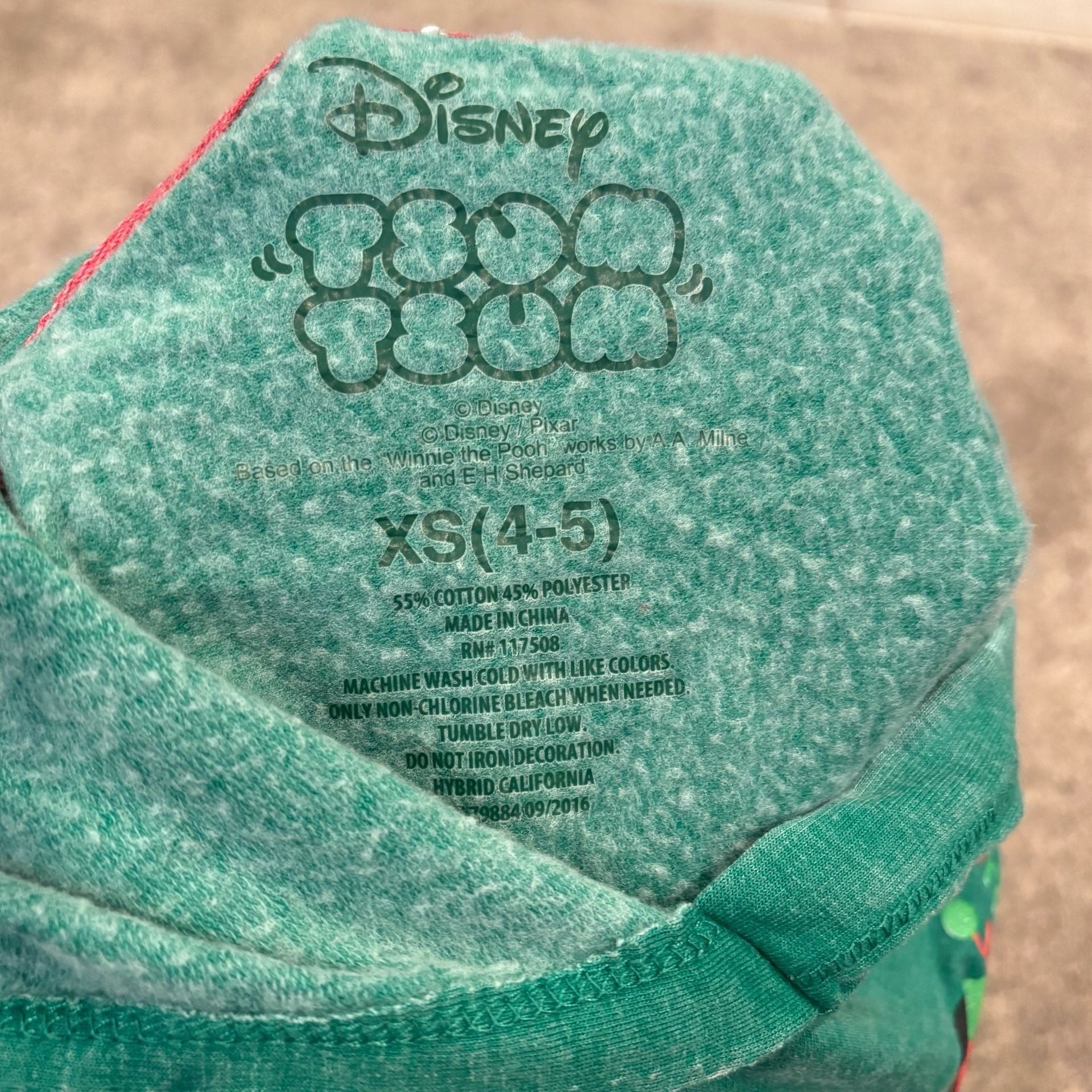 Disney Tsum Tsum Holiday Christmas Hoodie Green 3