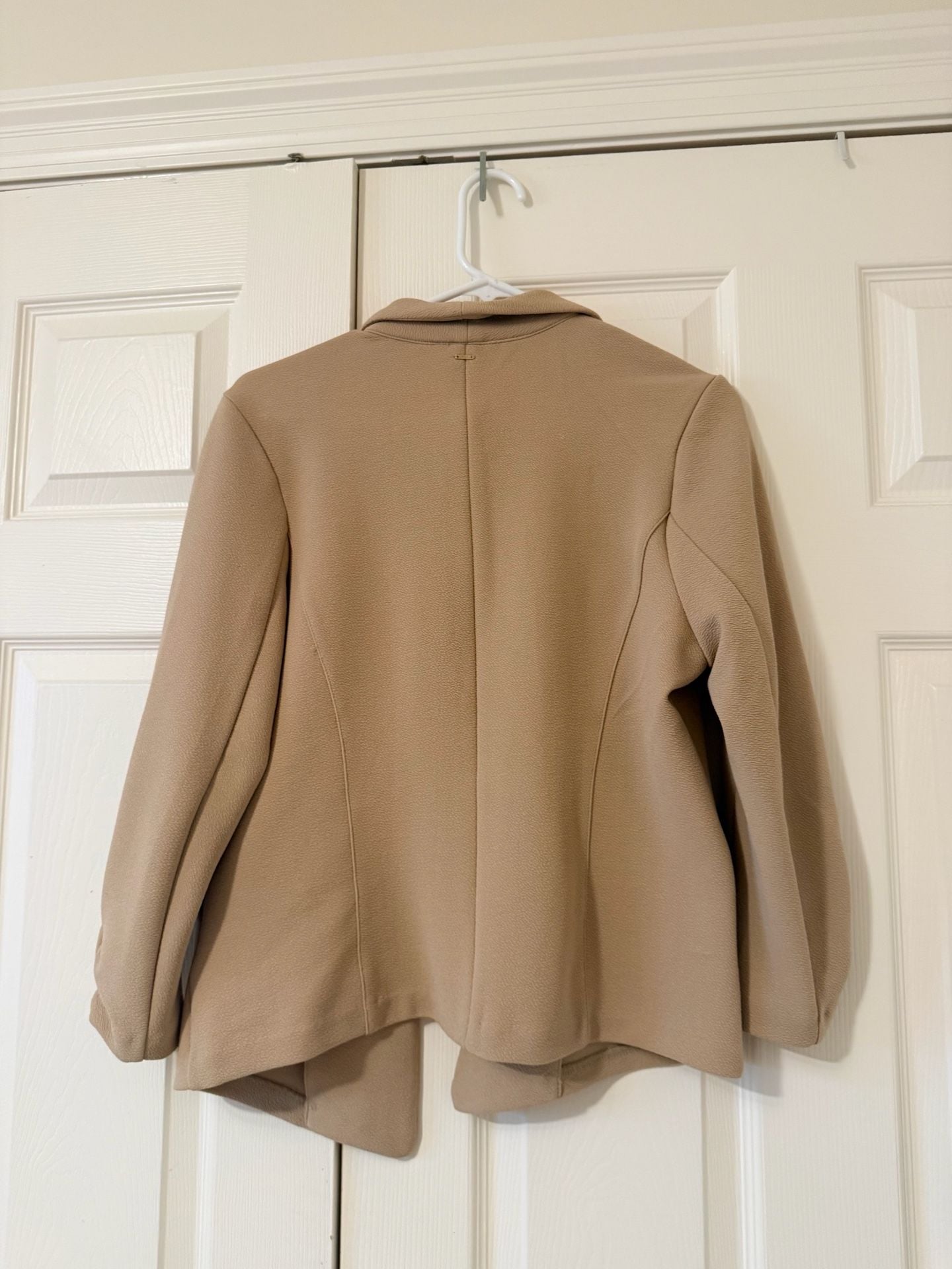 Guess Blazer Size S Tan Open Front 5