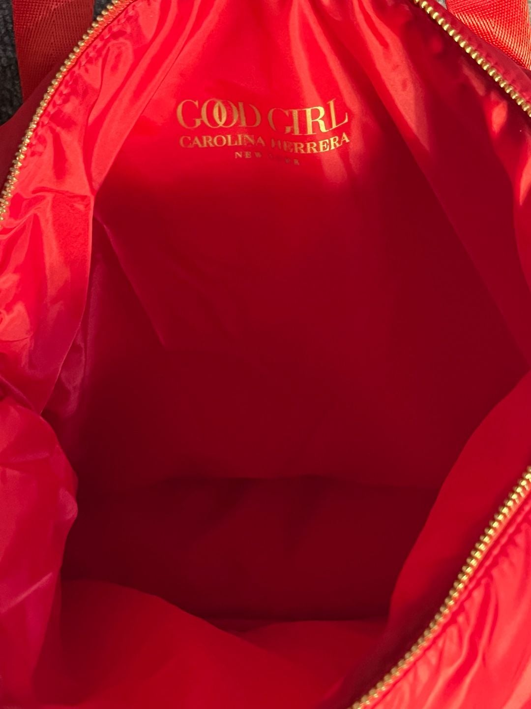 Carolina Herrera Good Girl Red Puffy Tote Bag 5